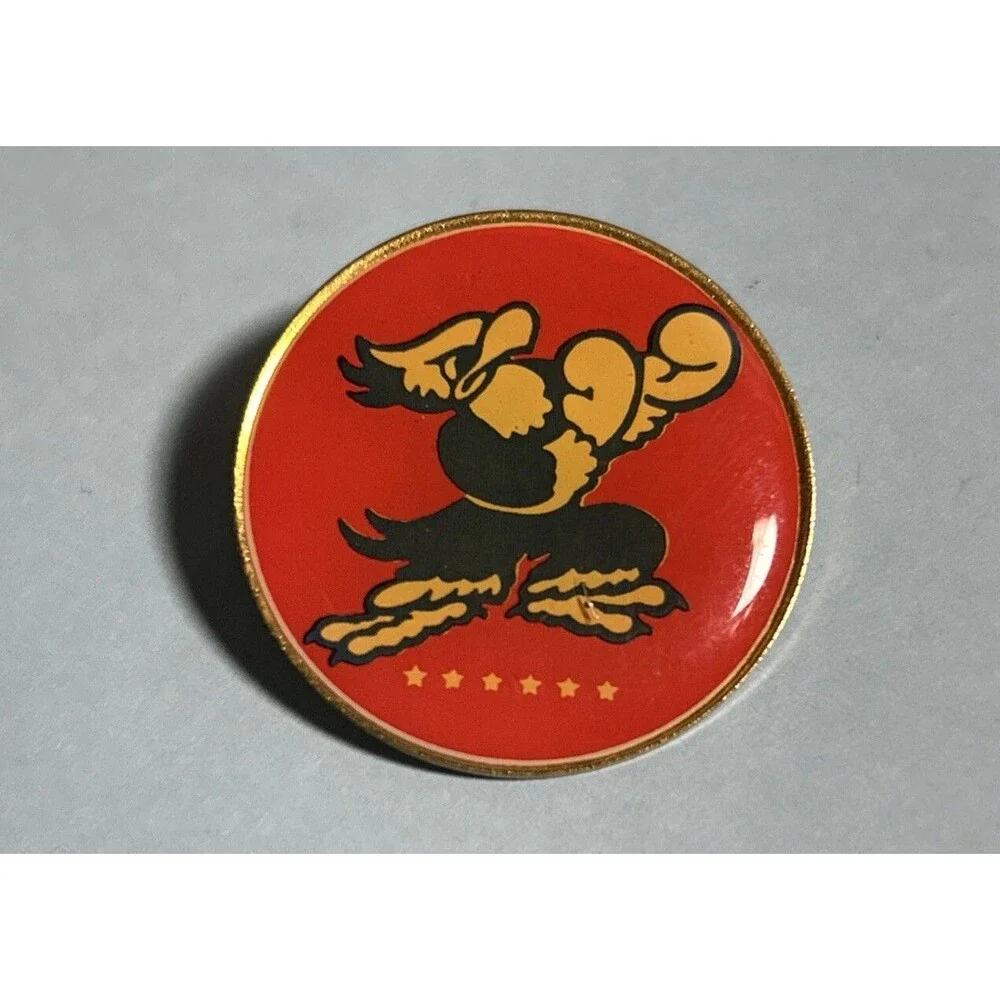 WWII USAAF War eagle Mascot Lapel Pin